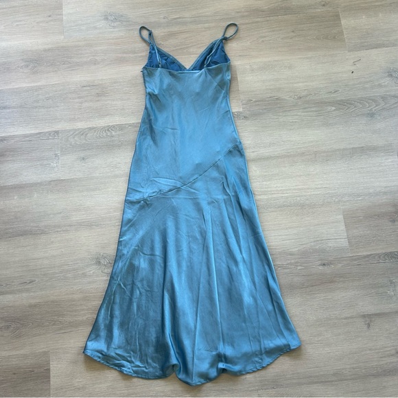 Selfie Leslie Downtown Cami Strap Front Split Midi Dress - Picture 10 of 12